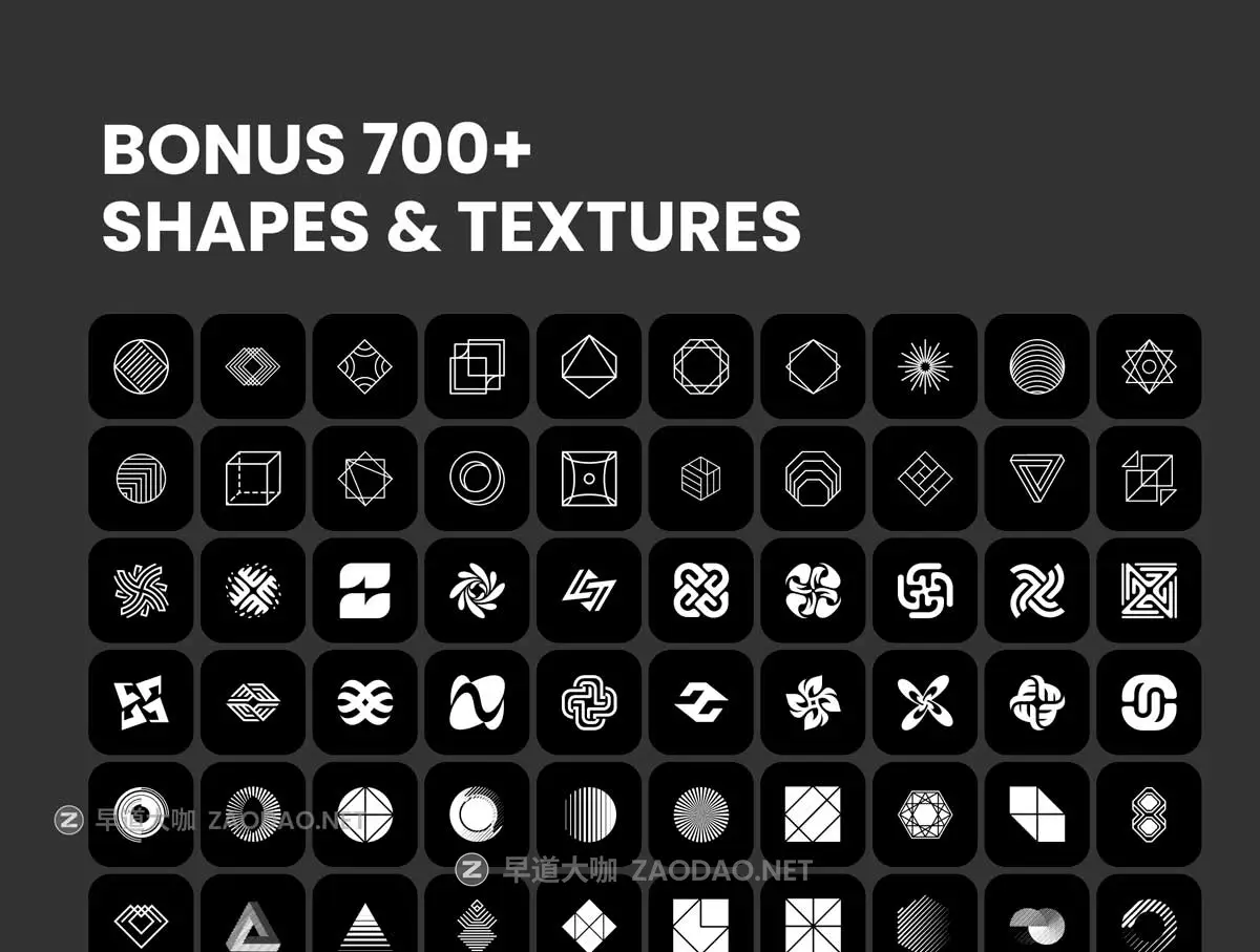 4000+款创意字母抽象符号几何图形LOGO图标设计AI/Figma/XD矢量素材 Mega Logo Collection插图3 4000+款创意字母抽象符号几何图形LOGO图标设计AI/Figma/XD矢量素材 Mega Logo Collection插图3