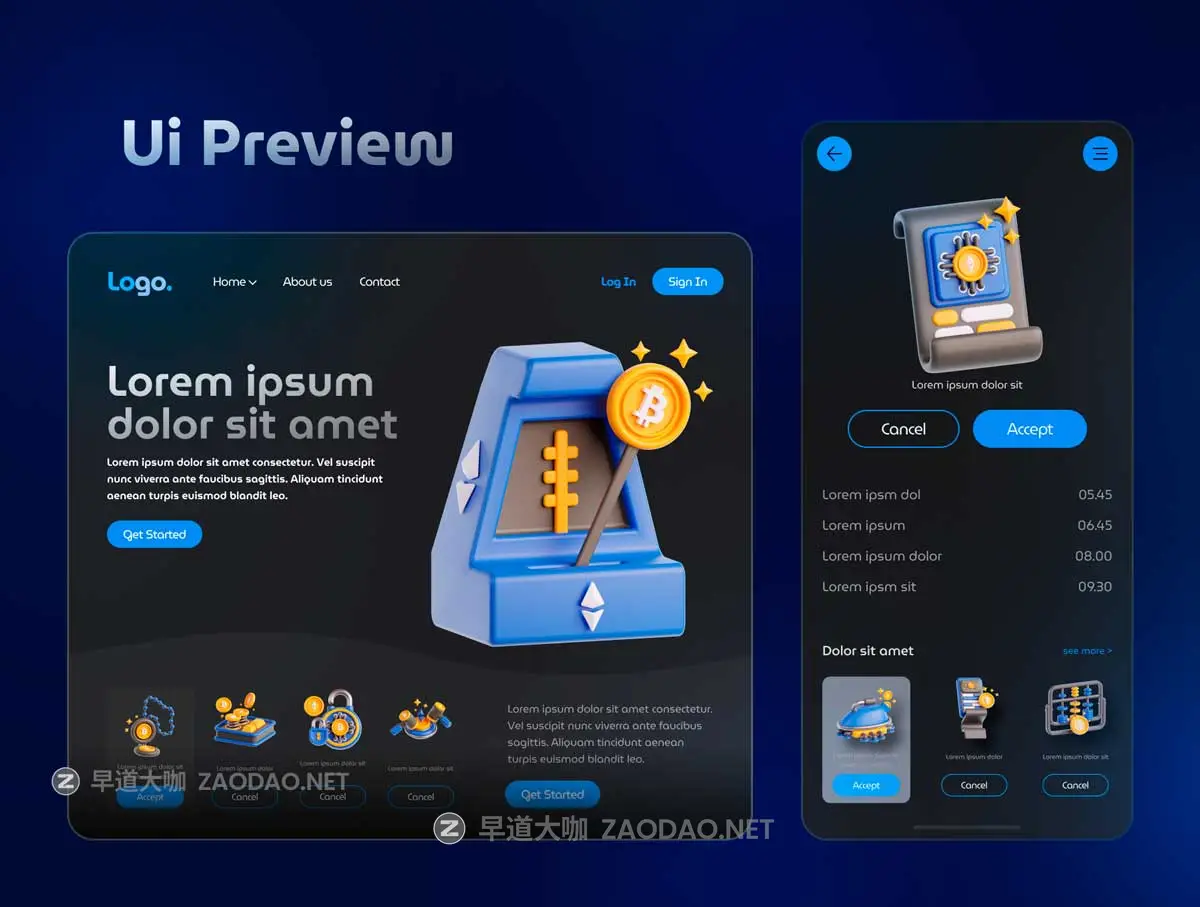 15款质感虚拟货币比特币理财财务管理3D插图图标Icons设计blender/png格式素材 Bitcoin and Currency 3D Icon set插图3 15款质感虚拟货币比特币理财财务管理3D插图图标Icons设计blender/png格式素材 Bitcoin and Currency 3D Icon set插图3