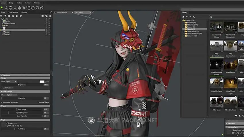 三维半真实人物游戏角色雕刻建模材质制作3DS MAX+ZB教程 中文字幕 Creating Fantasy-Stylized Characters: Streamlining the Modeling Workflow插图3 三维半真实人物游戏角色雕刻建模材质制作3DS MAX+ZB教程 中文字幕 Creating Fantasy-Stylized Characters: Streamlining the Modeling Workflow插图3