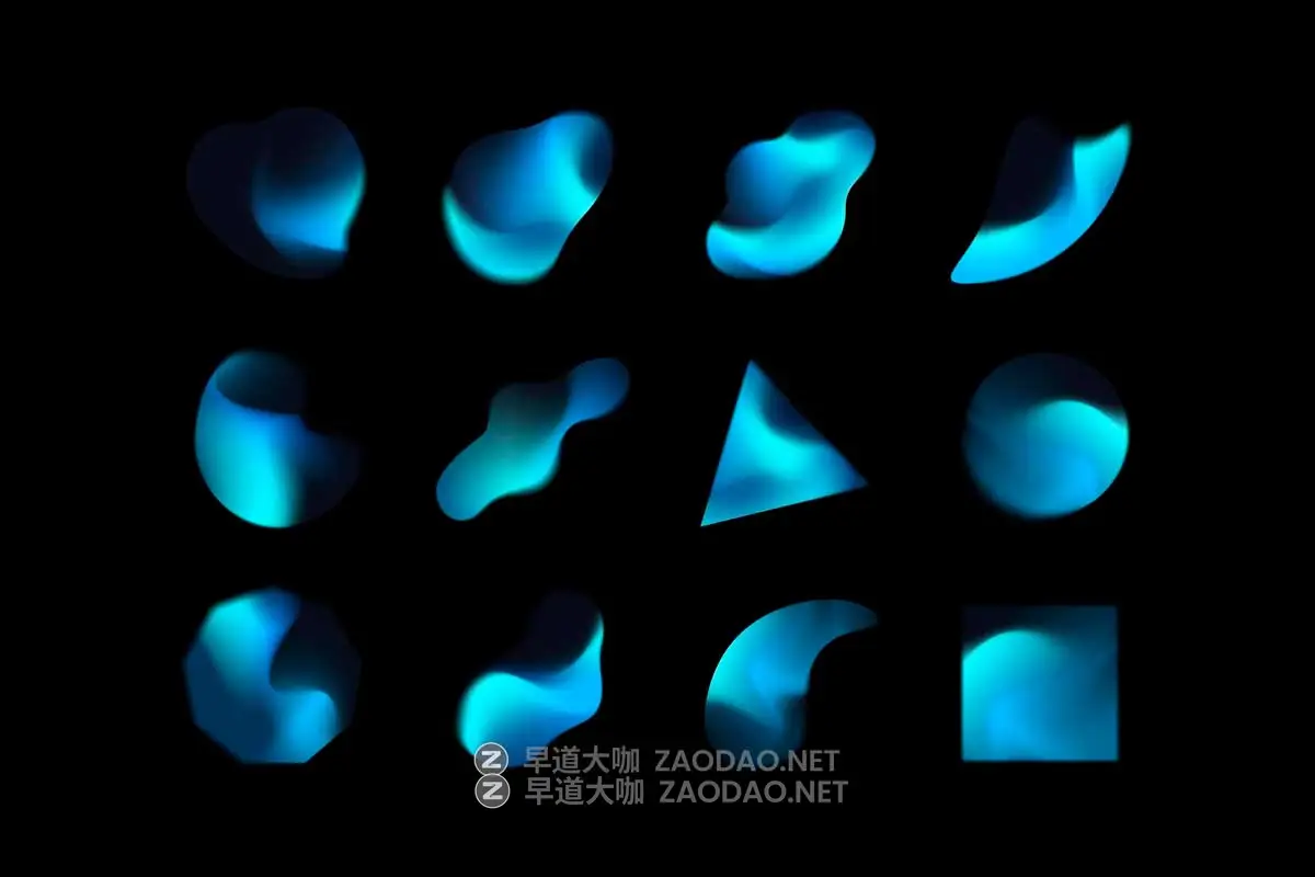 新潮迷幻科技感渐变模糊颗粒噪点纹理抽象艺术背景图片设计素材 Gradient Shapes Collection插图11 新潮迷幻科技感渐变模糊颗粒噪点纹理抽象艺术背景图片设计素材 Gradient Shapes Collection插图11