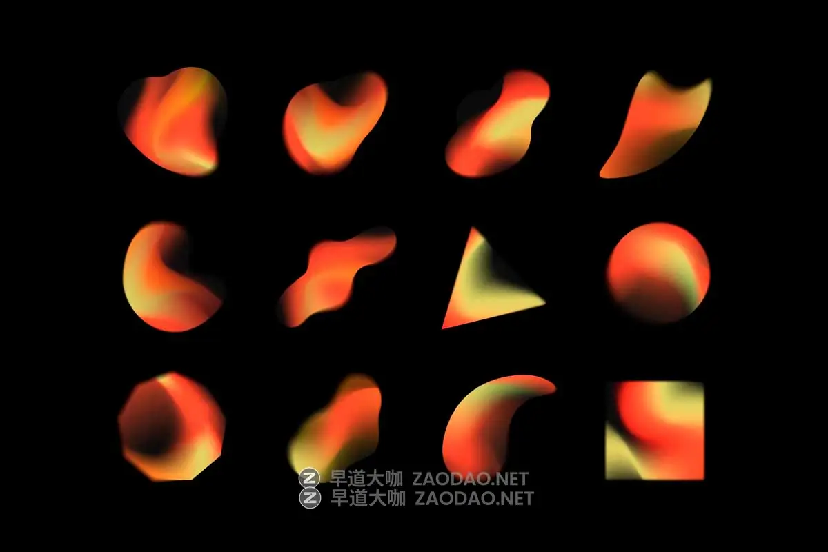 新潮迷幻科技感渐变模糊颗粒噪点纹理抽象艺术背景图片设计素材 Gradient Shapes Collection插图17 新潮迷幻科技感渐变模糊颗粒噪点纹理抽象艺术背景图片设计素材 Gradient Shapes Collection插图17