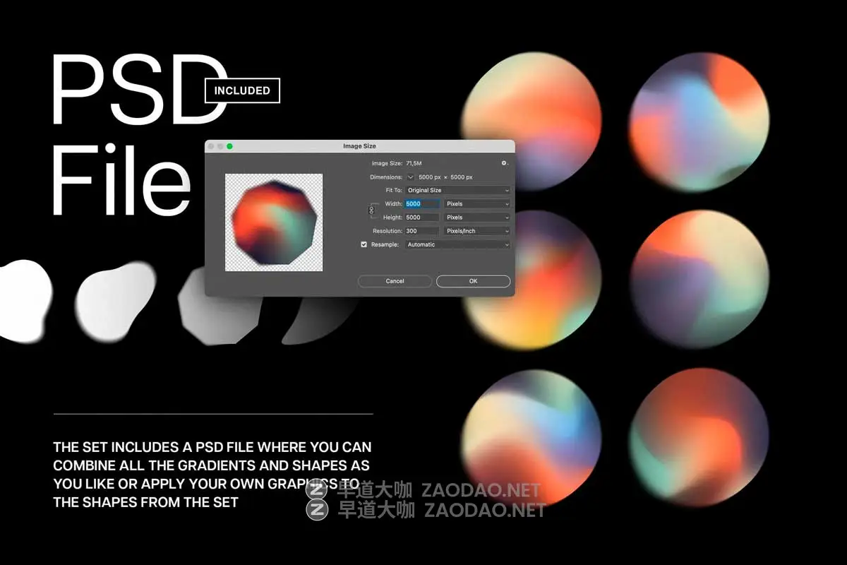 新潮迷幻科技感渐变模糊颗粒噪点纹理抽象艺术背景图片设计素材 Gradient Shapes Collection插图4 新潮迷幻科技感渐变模糊颗粒噪点纹理抽象艺术背景图片设计素材 Gradient Shapes Collection插图4