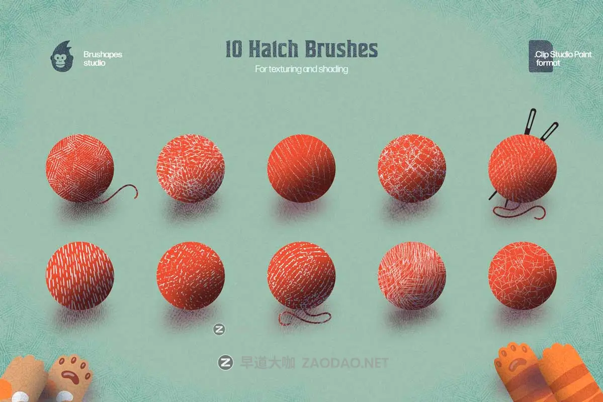 10款中国风手绘插画点状颗粒阴影Clip Studio Paint笔刷画笔设计素材 Hatch Master Brushes for Clip Studio Paint插图5 10款中国风手绘插画点状颗粒阴影Clip Studio Paint笔刷画笔设计素材 Hatch Master Brushes for Clip Studio Paint插图5