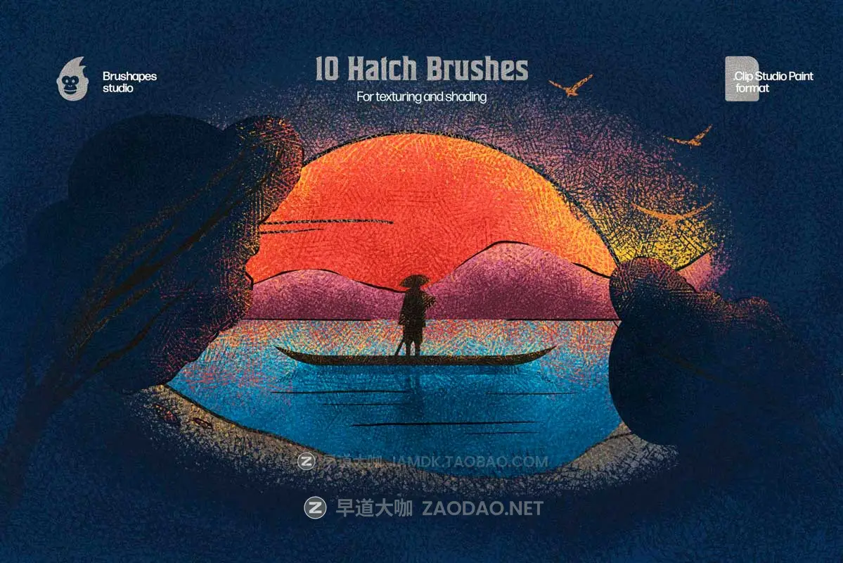 10款中国风手绘插画点状颗粒阴影Clip Studio Paint笔刷画笔设计素材 Hatch Master Brushes for Clip Studio Paint插图9 10款中国风手绘插画点状颗粒阴影Clip Studio Paint笔刷画笔设计素材 Hatch Master Brushes for Clip Studio Paint插图9