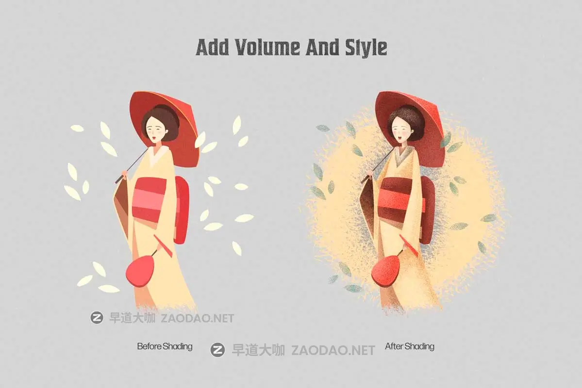 中国风手绘插画绘画线条阴影纹理效果AI矢量笔刷画笔设计素材 Hatch Master Brushes for Illustrator插图5 中国风手绘插画绘画线条阴影纹理效果AI矢量笔刷画笔设计素材 Hatch Master Brushes for Illustrator插图5