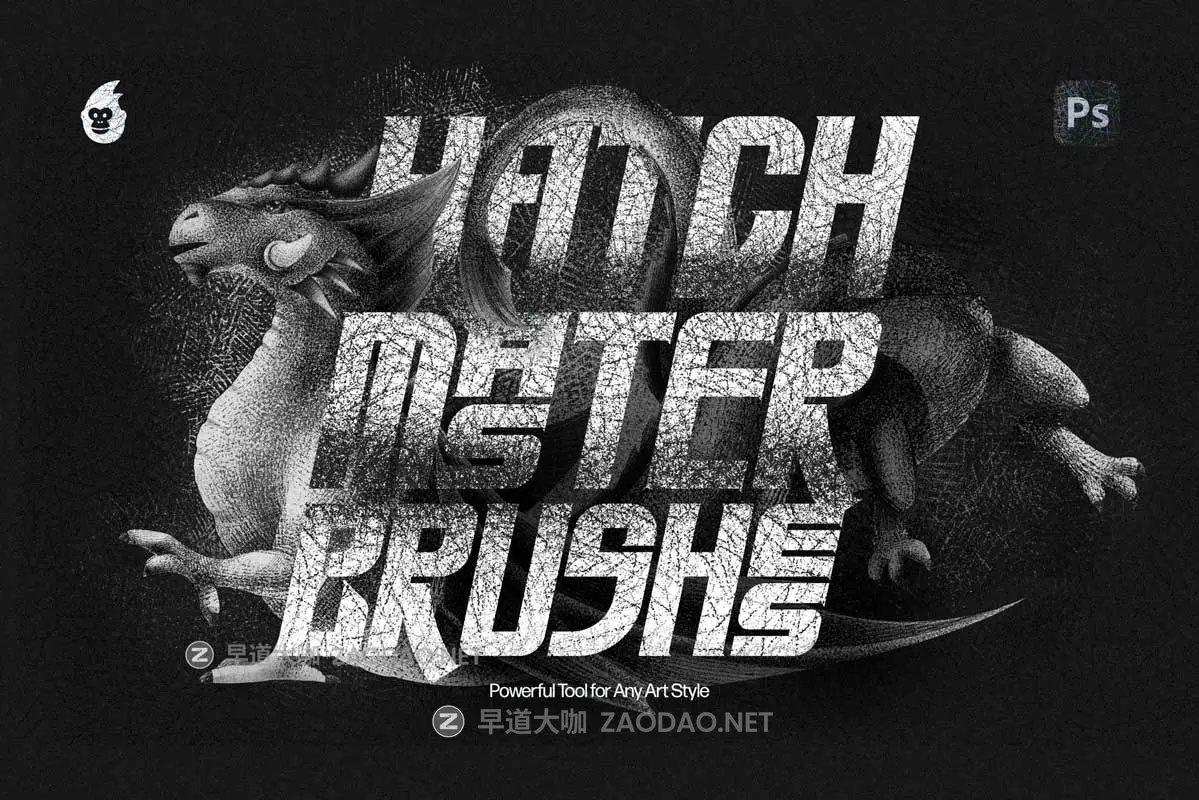 10款经典中国风插画点状铅笔素描阴影Ps笔刷画笔设计素材 Hatch Master Brushes for Photoshop插图4 10款经典中国风插画点状铅笔素描阴影Ps笔刷画笔设计素材 Hatch Master Brushes for Photoshop插图4