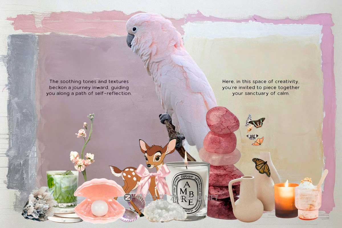 184款真实人物物品动物眼睛花卉水晶剪贴画纸张PNG免抠图设计素材 Healing Collage Pack插图4