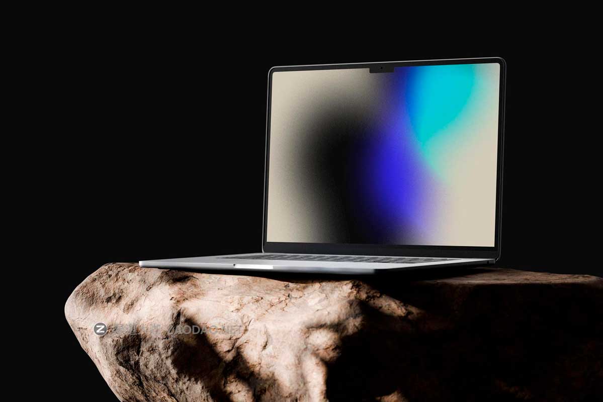 6款苹果MacBook Air笔记本电脑网站UI海报PS展示贴图样机MOCKUP模板 MacBook Air Mockup Set插图6