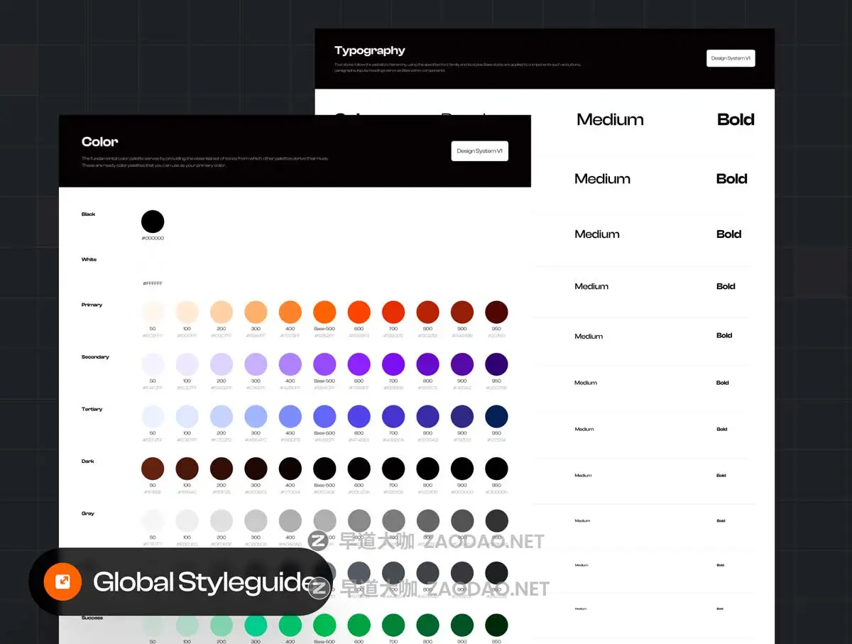 20+屏暗黑响应式数字代理服务作品集企业网站WEB UI界面设计Figma模板套件 Tren – Digital Agency Website UI Kit插图5 20+屏暗黑响应式数字代理服务作品集企业网站WEB UI界面设计Figma模板套件 Tren – Digital Agency Website UI Kit插图5