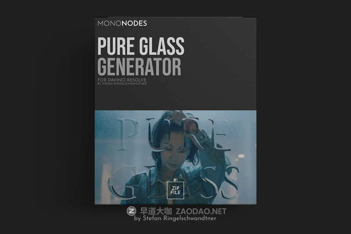 达芬奇预设 梦幻透明玻璃压花凸出失真拉伸复古潮流3D立体文本标题特效素材 MONONODES – Pure Glass插图 达芬奇预设 梦幻透明玻璃压花凸出失真拉伸复古潮流3D立体文本标题特效素材 MONONODES – Pure Glass插图