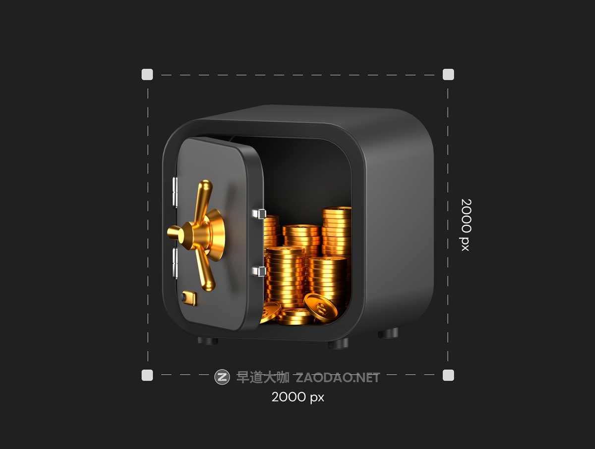 50款质感银行理财金融科技加密货币3D立体图标Icons设计Blneder/PNG格式素材 Fintech 3D Icons插图2