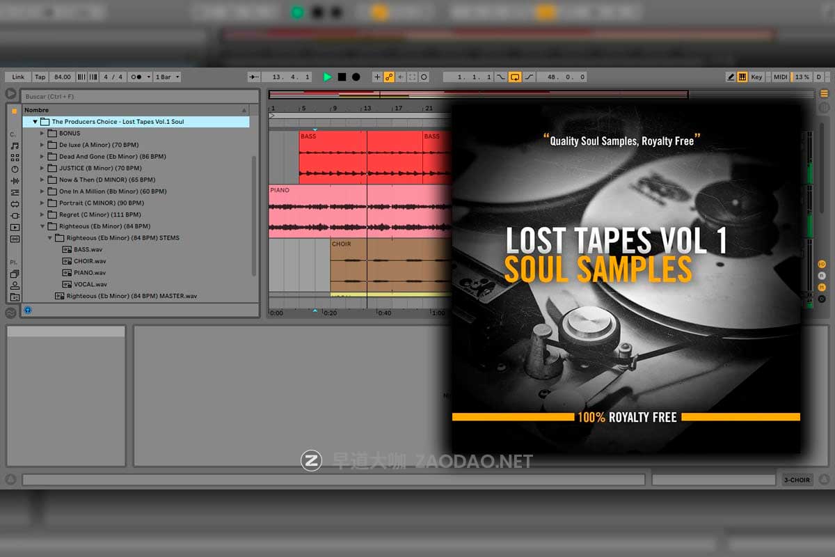 复古抒情叙事钢琴贝斯吉他管乐器DJ合成音乐音效素材包 The Producers Choice – Lost Tapes Vol.1 Soul插图1