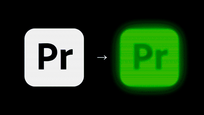 AE模板/PR预设 复古逼真CRT信号故障模拟滤镜徽标LOGO标题设计特效 Happy Editing – CRT STYLIZER插图1