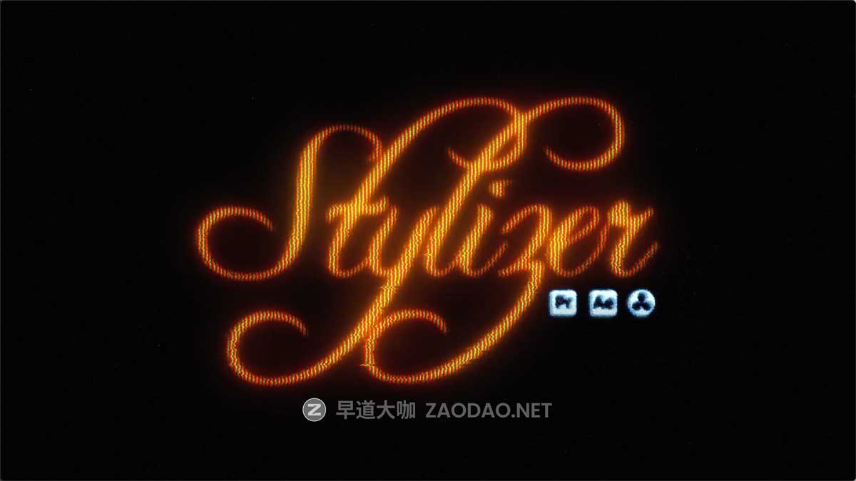 AE模板/PR预设 复古逼真CRT信号故障模拟滤镜徽标LOGO标题设计特效 Happy Editing – CRT STYLIZER插图2
