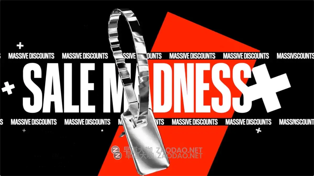 FCPX插件 创意3D金属几何潮牌大牌开场白宣传片短片海报动画特效 Techno Steel: Sale Edition Opener插图2 FCPX插件 创意3D金属几何潮牌大牌开场白宣传片短片海报动画特效 Techno Steel: Sale Edition Opener插图2