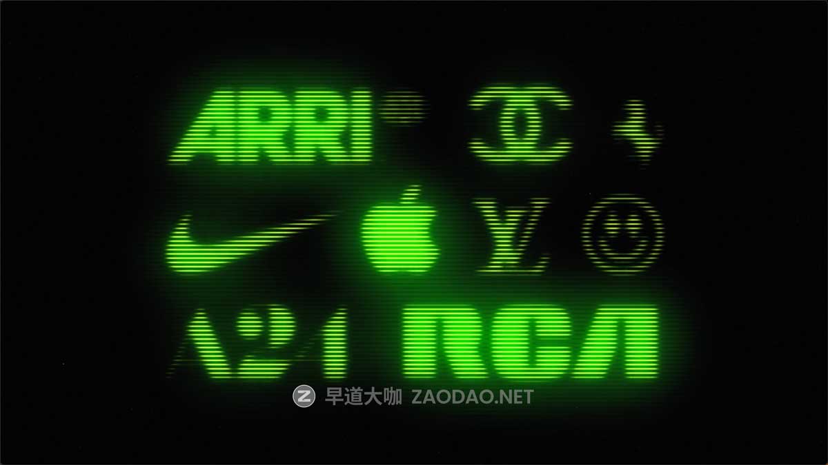 AE模板/PR预设 复古逼真CRT信号故障模拟滤镜徽标LOGO标题设计特效 Happy Editing – CRT STYLIZER插图6