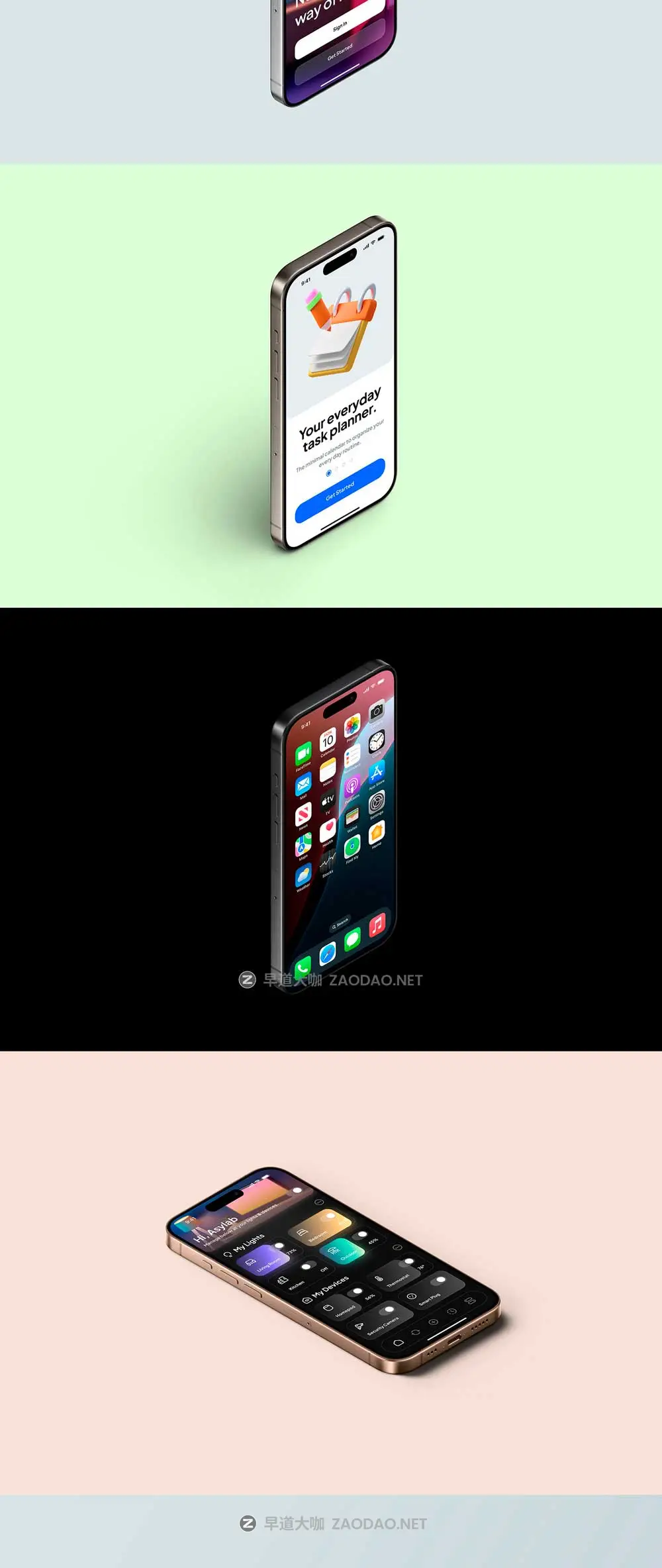 24款钛金属苹果iPhone 16 Pro手机UI广告设计展示贴图PSD样机MOCKUP模板 iPhone 16 Pro – 24 Mockups Scenes插图14 24款钛金属苹果iPhone 16 Pro手机UI广告设计展示贴图PSD样机MOCKUP模板 iPhone 16 Pro – 24 Mockups Scenes插图14