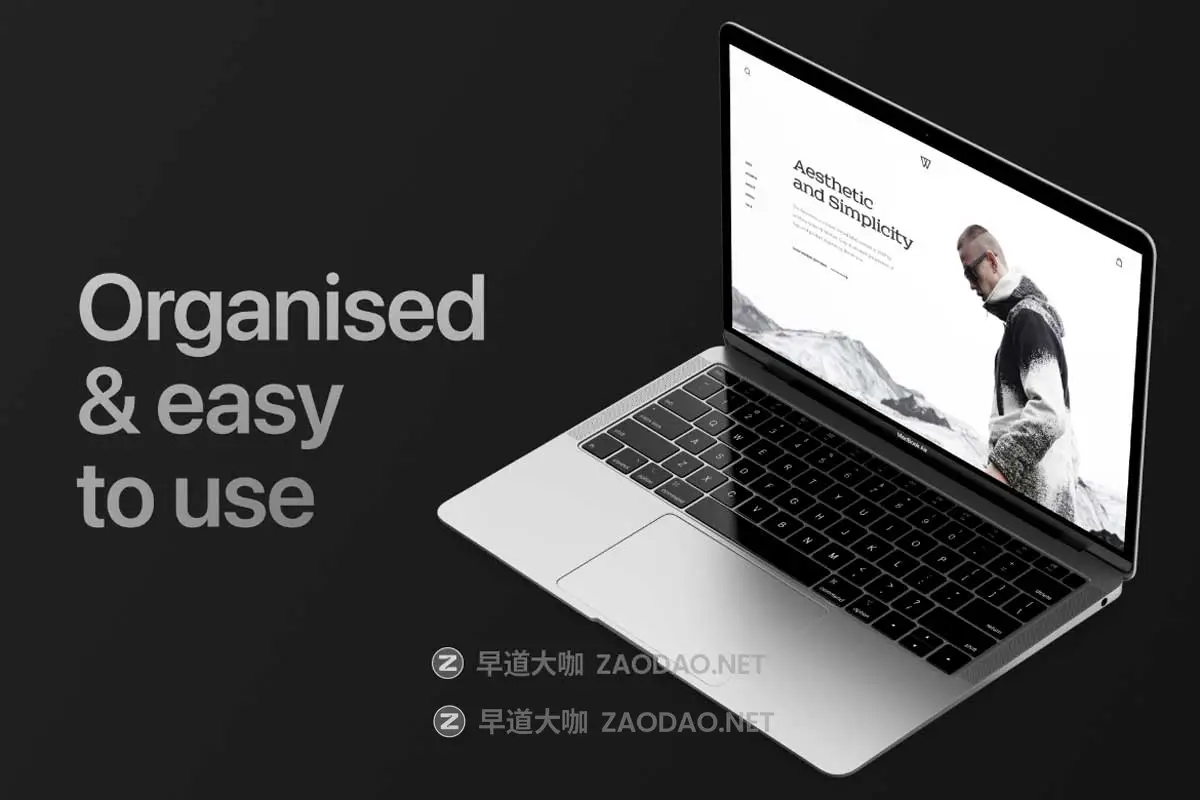 12款暗黑系网站UI界面设计苹果MacBook Air笔记本电脑展示效果图PSD样机模板 12 Most Popular MacBook Air Mockups插图4 12款暗黑系网站UI界面设计苹果MacBook Air笔记本电脑展示效果图PSD样机模板 12 Most Popular MacBook Air Mockups插图4