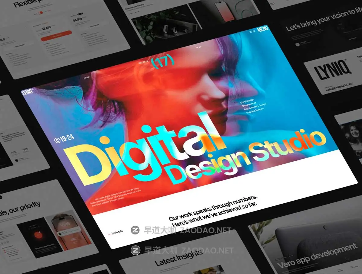 高级创意响应式企业品牌宣传公司官网登录界面设计Figma/Framer模板 LYNIQ© — Agency Framer Website Template插图3 高级创意响应式企业品牌宣传公司官网登录界面设计Figma/Framer模板 LYNIQ© — Agency Framer Website Template插图3