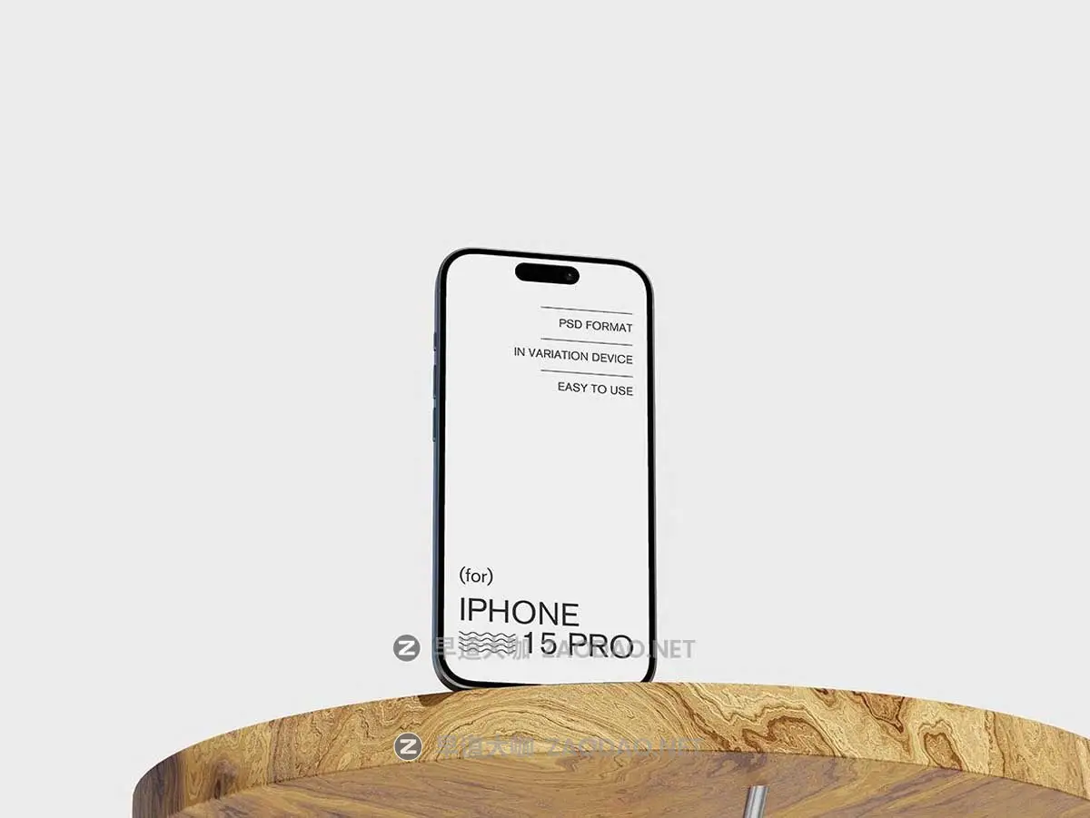 木桌背景UI设计苹果iPhone手机iPad平板MacBook电脑展示贴图PSD样机模板 Device On Wood Table Mockups插图4 木桌背景UI设计苹果iPhone手机iPad平板MacBook电脑展示贴图PSD样机模板 Device On Wood Table Mockups插图4