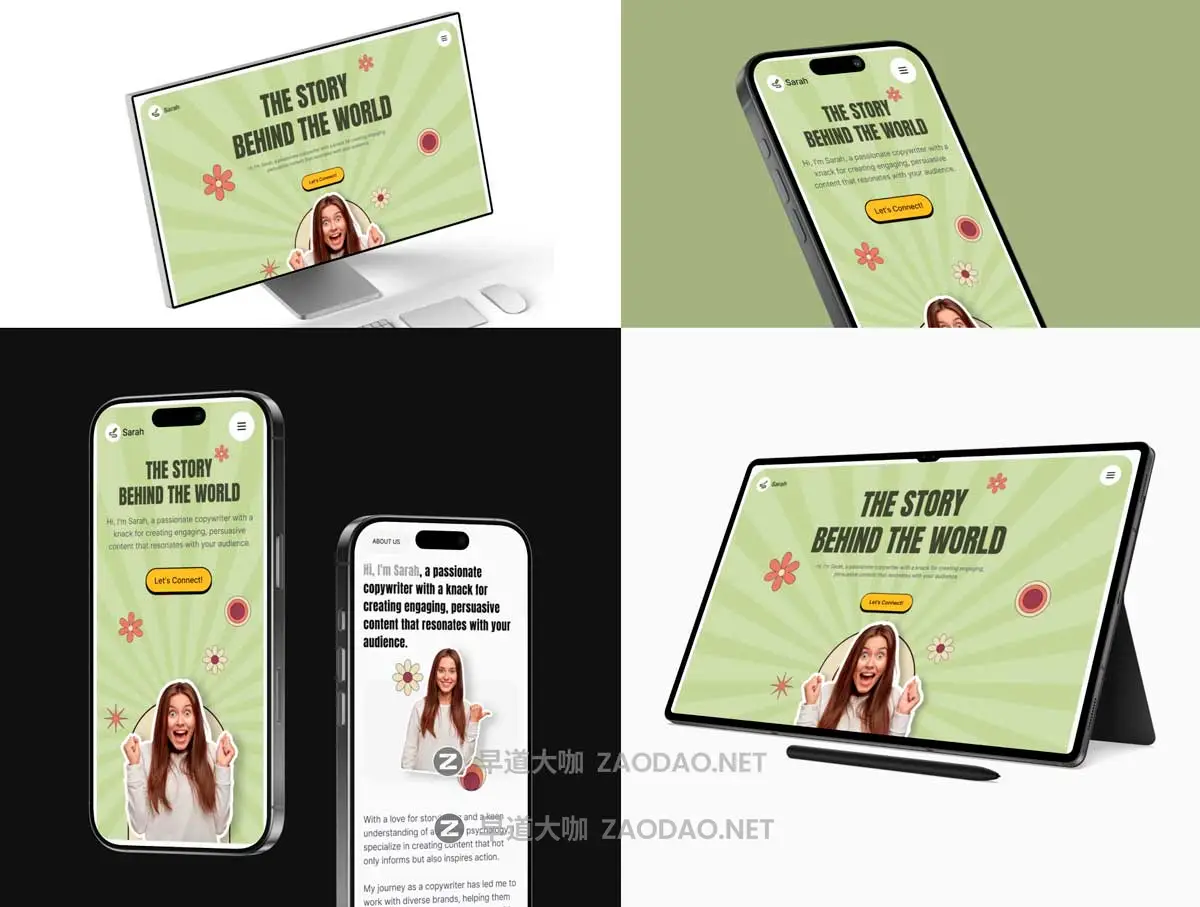 10+屏高级现代流行设计摄影作品集网站界面web ui设计figma模板素材 Personal Portfolio Web Templates V.2插图3 10+屏高级现代流行设计摄影作品集网站界面web ui设计figma模板素材 Personal Portfolio Web Templates V.2插图3