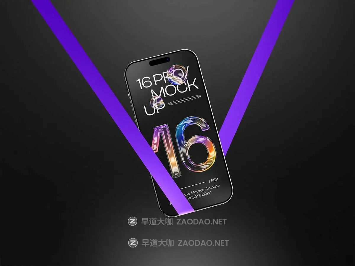 暗黑工业风苹果iPhone 16 Pro展示贴图效果图PSD样机模板 iPhone 16 Pro Mockup Set插图3 暗黑工业风苹果iPhone 16 Pro展示贴图效果图PSD样机模板 iPhone 16 Pro Mockup Set插图3