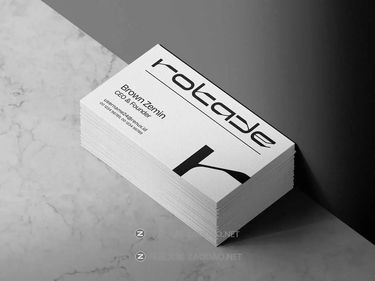 简约商务名片卡片Vi设计展示效果图PS贴图样机模板素材 Minimal Business Card Branding Mockup插图2 简约商务名片卡片Vi设计展示效果图PS贴图样机模板素材 Minimal Business Card Branding Mockup插图2