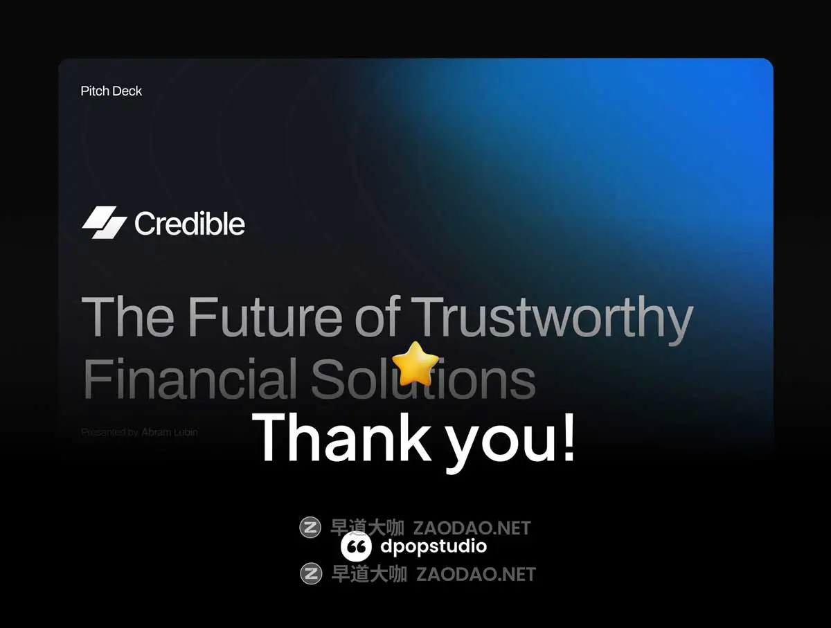 25页极简创意金融科技品牌宣传提案演示文稿幻灯片设计PPT/Figma模板素材 Credible – Fintech Deck Presentation插图8 25页极简创意金融科技品牌宣传提案演示文稿幻灯片设计PPT/Figma模板素材 Credible – Fintech Deck Presentation插图8