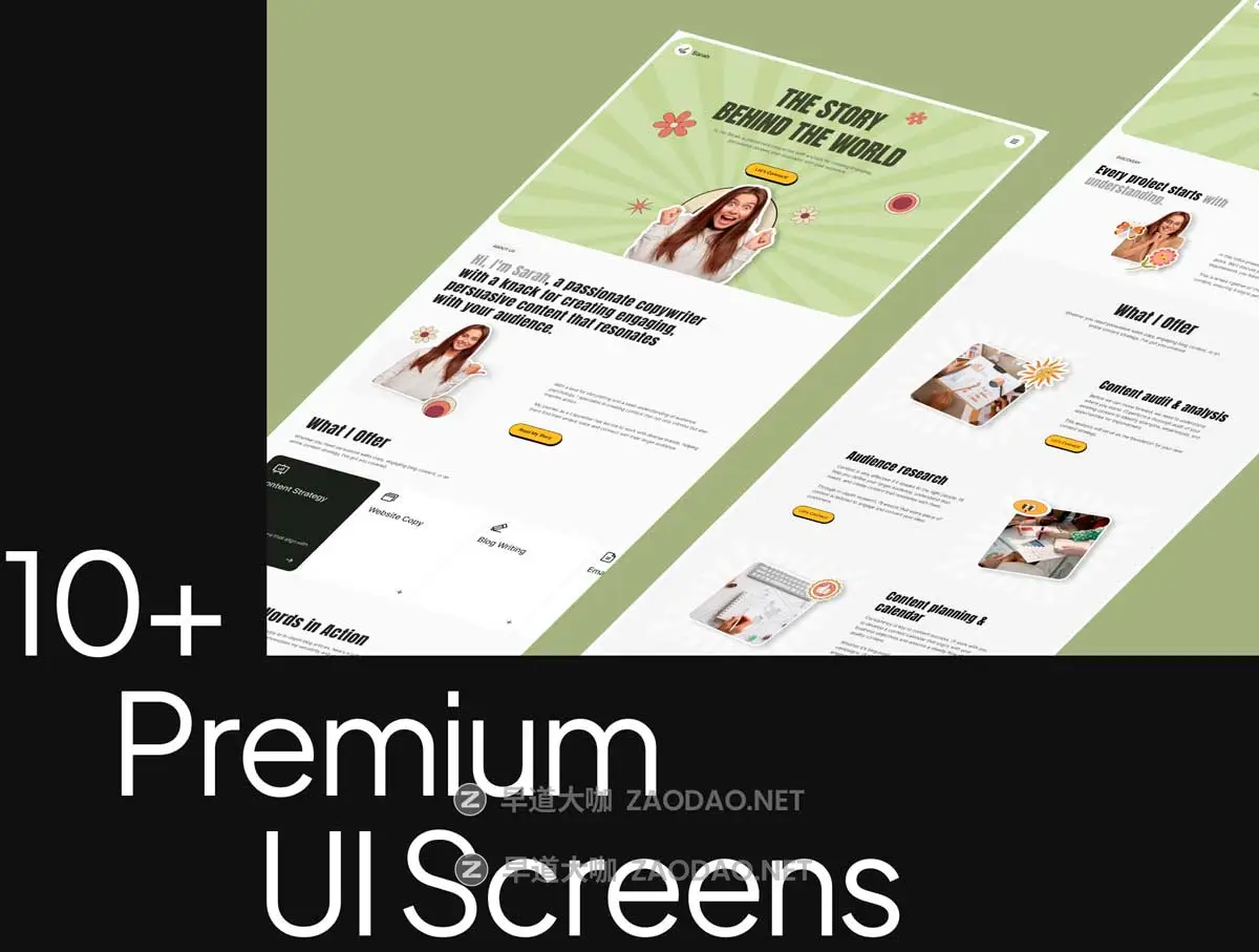 10+屏高级现代流行设计摄影作品集网站界面web ui设计figma模板素材 Personal Portfolio Web Templates V.2插图4 10+屏高级现代流行设计摄影作品集网站界面web ui设计figma模板素材 Personal Portfolio Web Templates V.2插图4