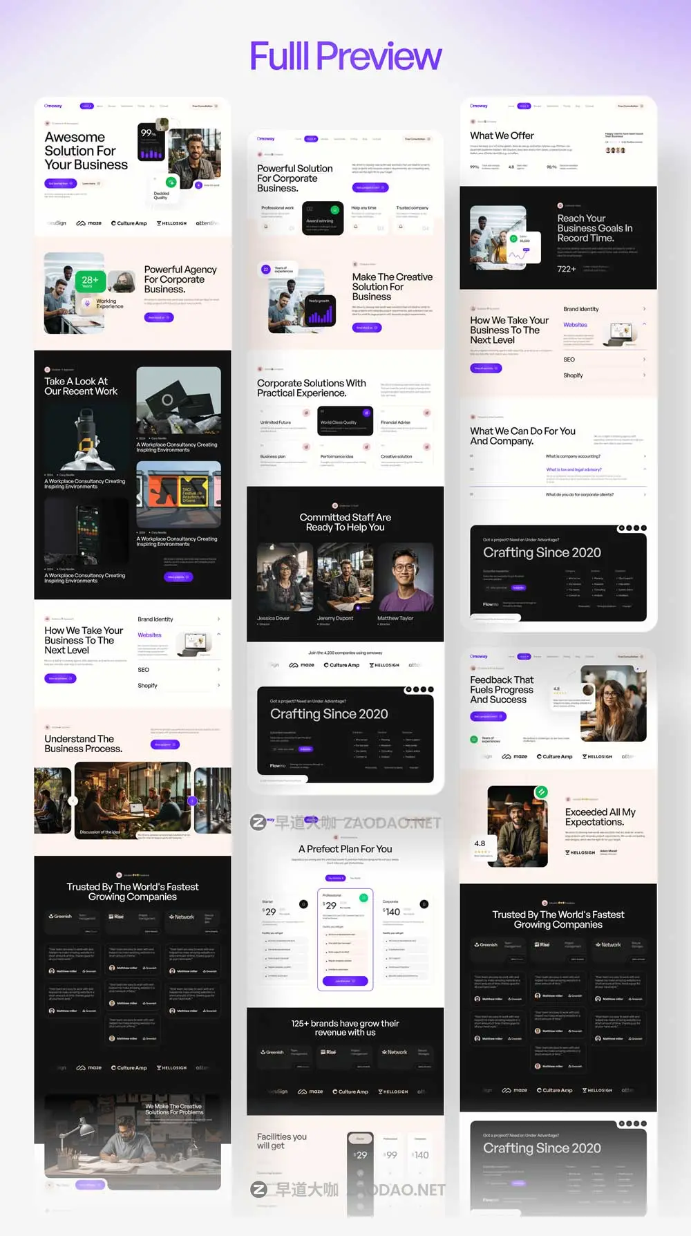 37+屏现代响应式公司企业网站用户登录页面WEB UI设计Figma模板套件 Corporate Agency Website UI Kit插图8 37+屏现代响应式公司企业网站用户登录页面WEB UI设计Figma模板套件 Corporate Agency Website UI Kit插图8
