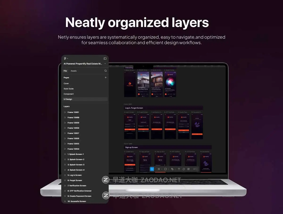 45+屏高级双配色Ai智能房地产房屋出售租赁软件APP UI界面设计Figma模板 Ai Powered Propertify Real Estate Marketplace App UI Kit插图6 45+屏高级双配色Ai智能房地产房屋出售租赁软件APP UI界面设计Figma模板 Ai Powered Propertify Real Estate Marketplace App UI Kit插图6