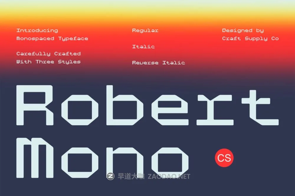 复古几何像素风未来潮流海报徽标设计无衬线英文字体安装包 Robert Mono – Monospaced Font插图 复古几何像素风未来潮流海报徽标设计无衬线英文字体安装包 Robert Mono – Monospaced Font插图