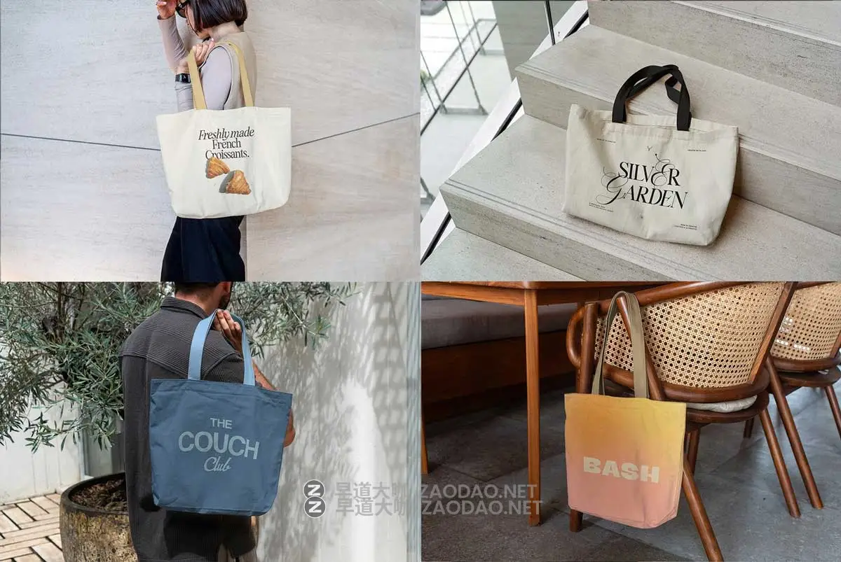 14款单肩拎袋手提购物袋托特包帆布包环保袋VI贴图PS展示贴图样机 Tote Bag Everyday Mockups插图7 14款单肩拎袋手提购物袋托特包帆布包环保袋VI贴图PS展示贴图样机 Tote Bag Everyday Mockups插图7