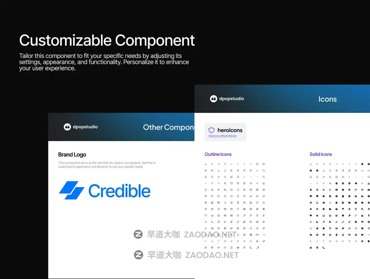 25页极简创意金融科技品牌宣传提案演示文稿幻灯片设计PPT/Figma模板素材 Credible – Fintech Deck Presentation插图1 25页极简创意金融科技品牌宣传提案演示文稿幻灯片设计PPT/Figma模板素材 Credible – Fintech Deck Presentation插图1