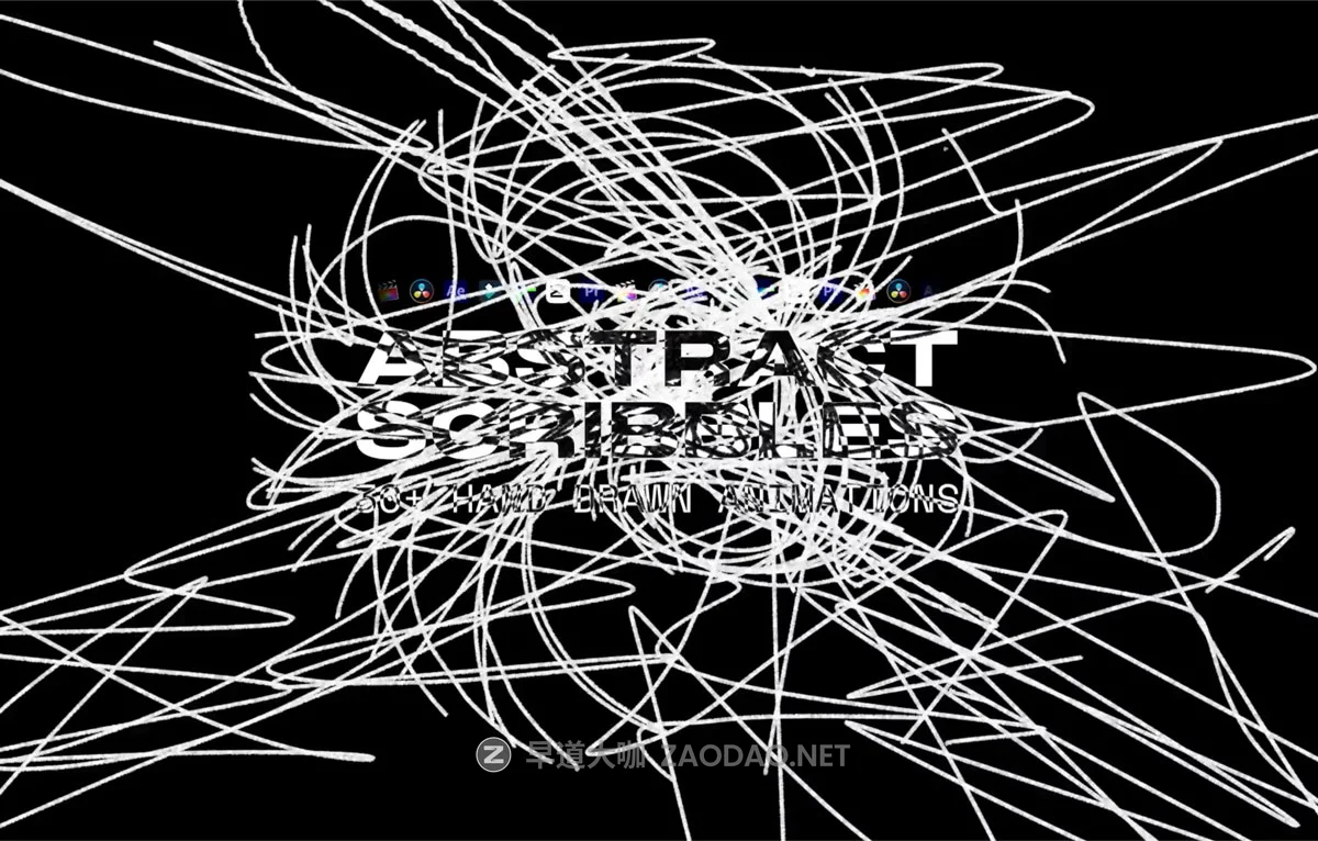 30+组抽象老式涂鸦几何线条色差个性风格化循环视频叠加素材 HAPPY EDITING – ABSTRACT SCRIBBLES插图 30+组抽象老式涂鸦几何线条色差个性风格化循环视频叠加素材 HAPPY EDITING – ABSTRACT SCRIBBLES插图