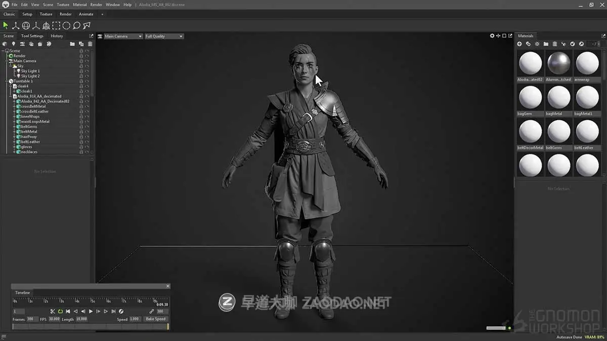 Maya+MD+ZB电影资产角色衣服建模制作视频教程 中英文字幕 Character Asset Creation for Cinematics Vol. 1插图9 Maya+MD+ZB电影资产角色衣服建模制作视频教程 中英文字幕 Character Asset Creation for Cinematics Vol. 1插图9