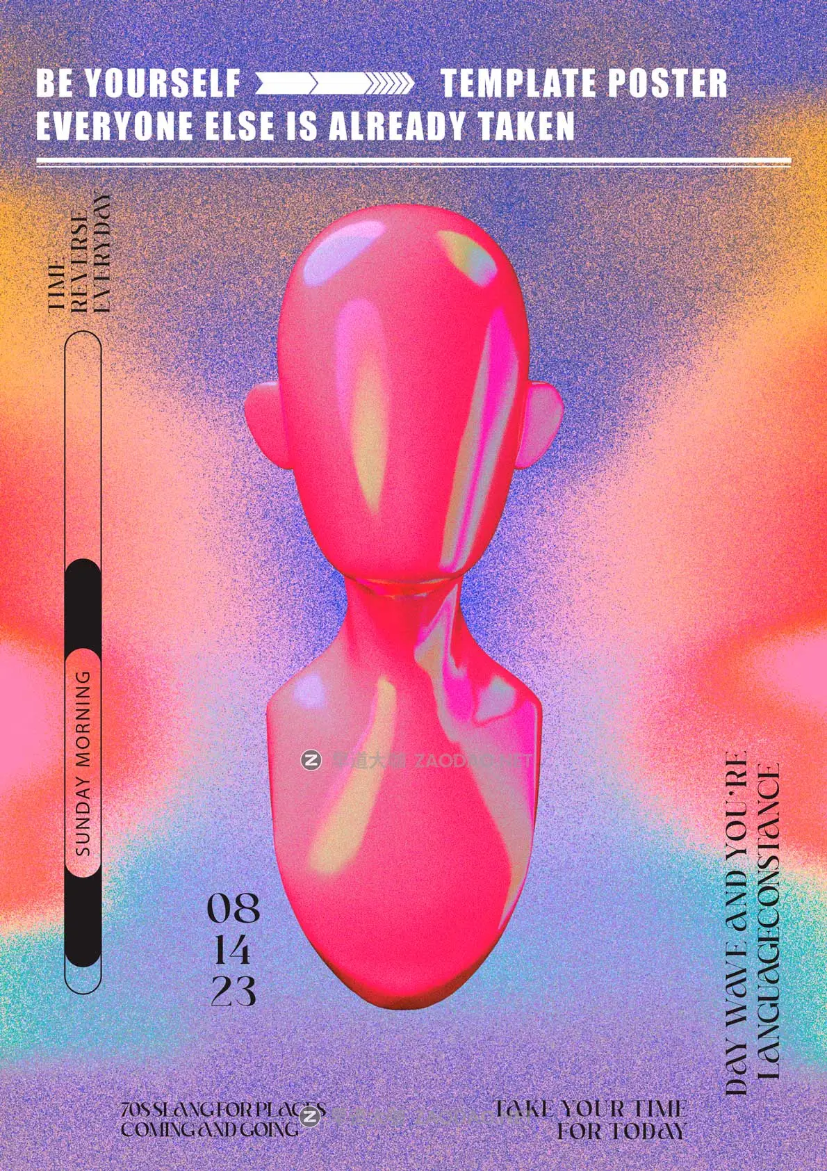 16款欧美赛博朋克风音乐艺术展会酸性小众视觉海报宣传单页设计PS/AI模板素材 Acid City Street Poster Template插图14 16款欧美赛博朋克风音乐艺术展会酸性小众视觉海报宣传单页设计PS/AI模板素材 Acid City Street Poster Template插图14