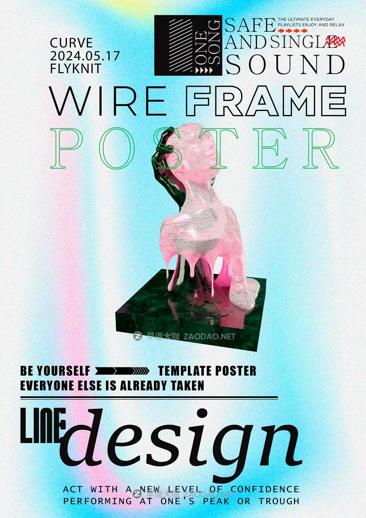 16款欧美赛博朋克风音乐艺术展会酸性小众视觉海报宣传单页设计PS/AI模板素材 Acid City Street Poster Template插图13 16款欧美赛博朋克风音乐艺术展会酸性小众视觉海报宣传单页设计PS/AI模板素材 Acid City Street Poster Template插图13