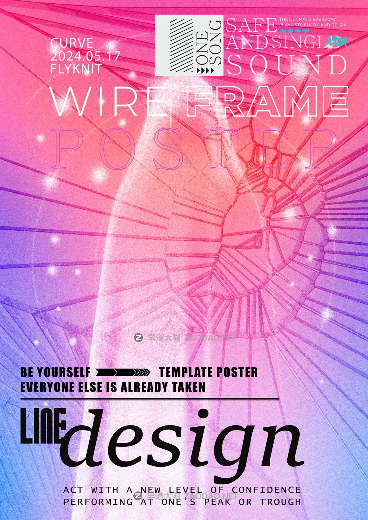 16款欧美赛博朋克风音乐艺术展会酸性小众视觉海报宣传单页设计PS/AI模板素材 Acid City Street Poster Template插图10 16款欧美赛博朋克风音乐艺术展会酸性小众视觉海报宣传单页设计PS/AI模板素材 Acid City Street Poster Template插图10