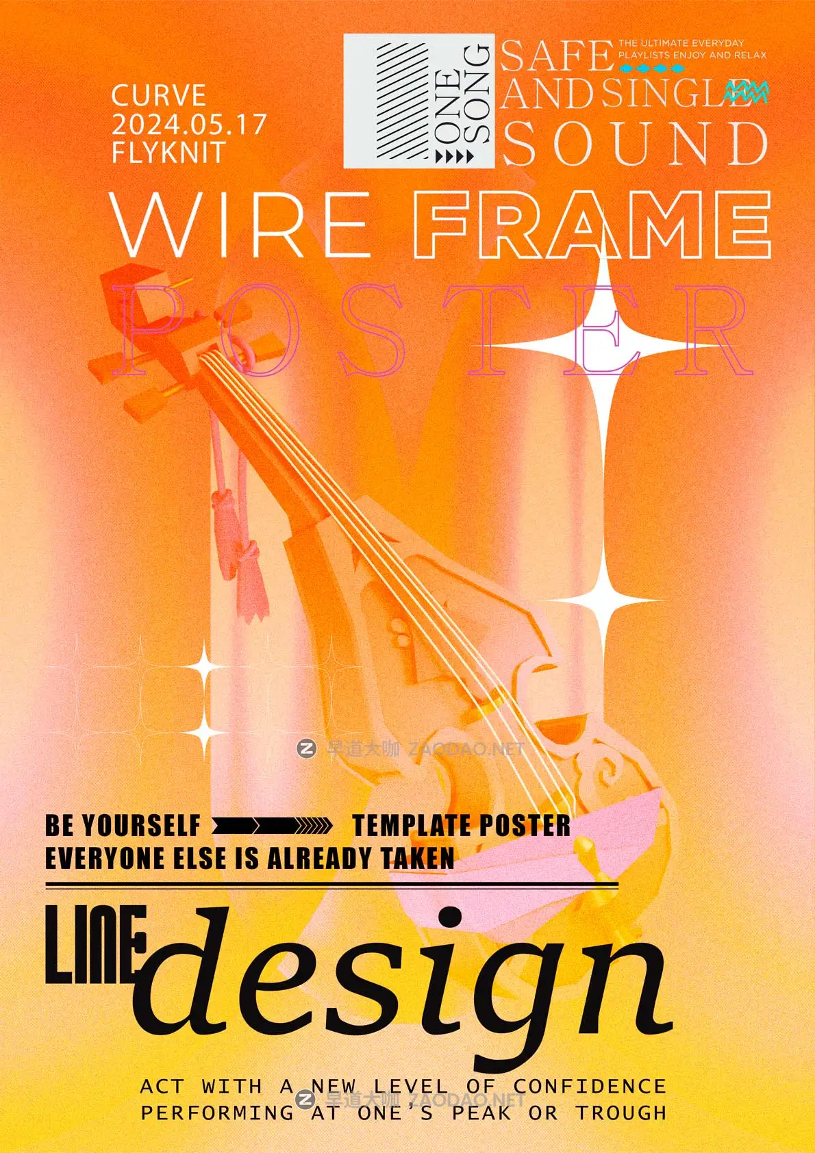 16款欧美赛博朋克风音乐艺术展会酸性小众视觉海报宣传单页设计PS/AI模板素材 Acid City Street Poster Template插图7 16款欧美赛博朋克风音乐艺术展会酸性小众视觉海报宣传单页设计PS/AI模板素材 Acid City Street Poster Template插图7