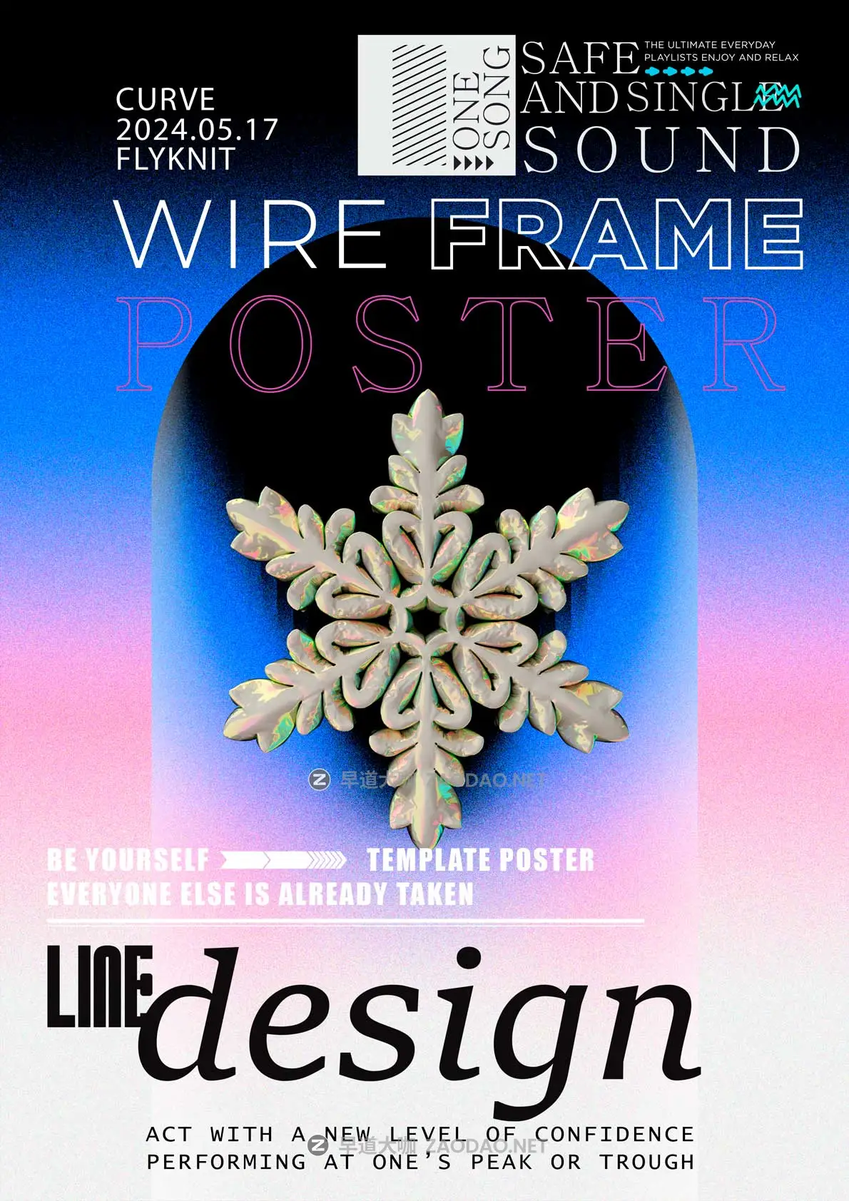 16款欧美赛博朋克风音乐艺术展会酸性小众视觉海报宣传单页设计PS/AI模板素材 Acid City Street Poster Template插图6 16款欧美赛博朋克风音乐艺术展会酸性小众视觉海报宣传单页设计PS/AI模板素材 Acid City Street Poster Template插图6