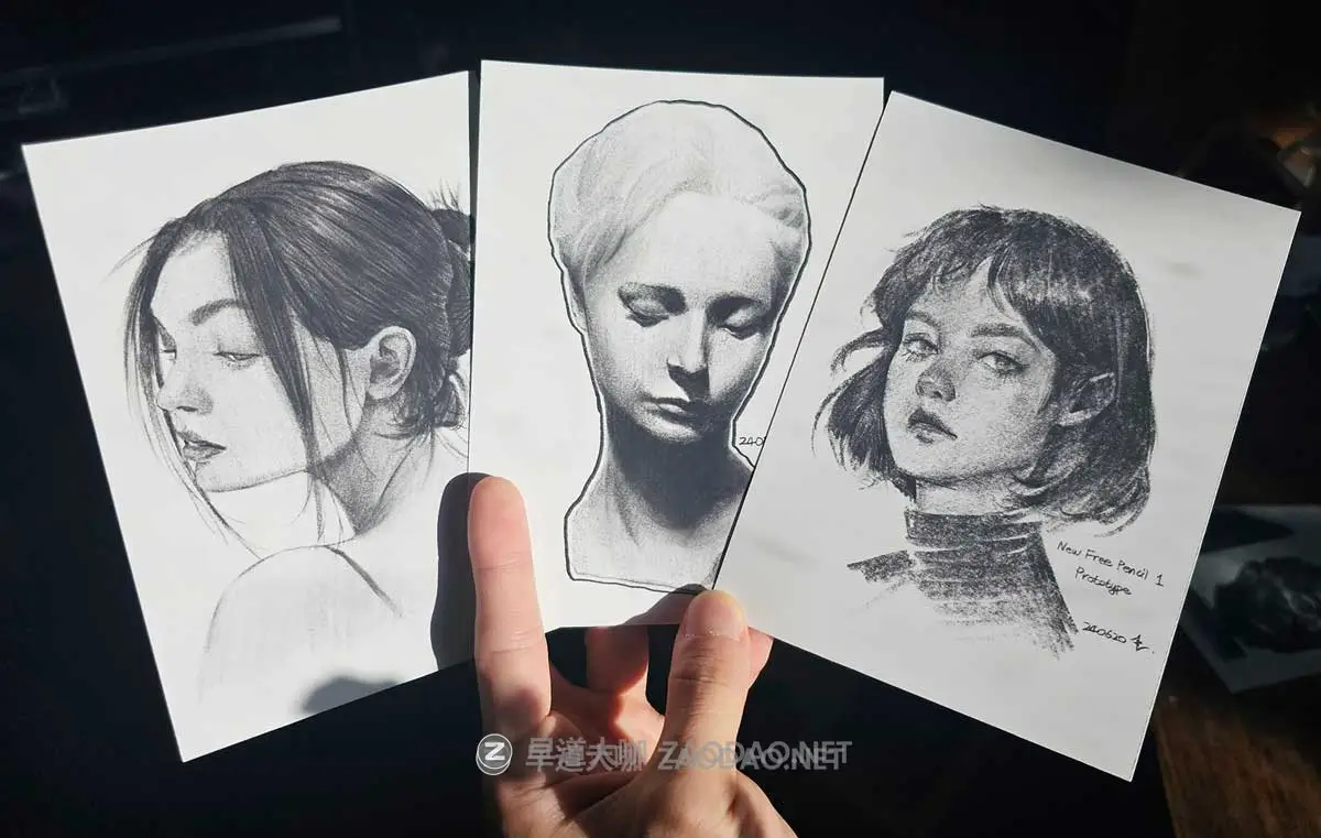 真实铅笔素描木炭笔线条绘画插画procreate笔刷画笔素材 CRISP Pencil Pack for Procreate插图28 真实铅笔素描木炭笔线条绘画插画procreate笔刷画笔素材 CRISP Pencil Pack for Procreate插图28