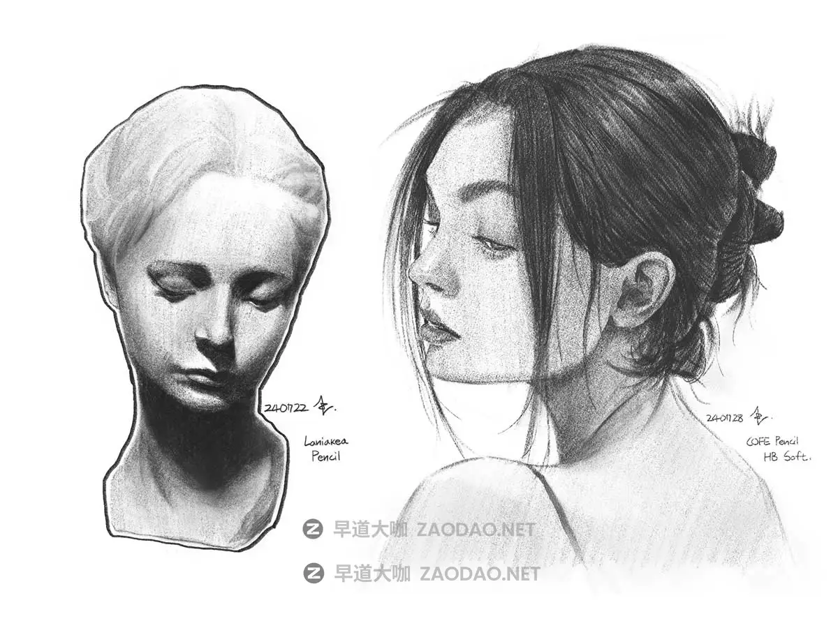 真实铅笔素描木炭笔线条绘画插画procreate笔刷画笔素材 CRISP Pencil Pack for Procreate插图25 真实铅笔素描木炭笔线条绘画插画procreate笔刷画笔素材 CRISP Pencil Pack for Procreate插图25