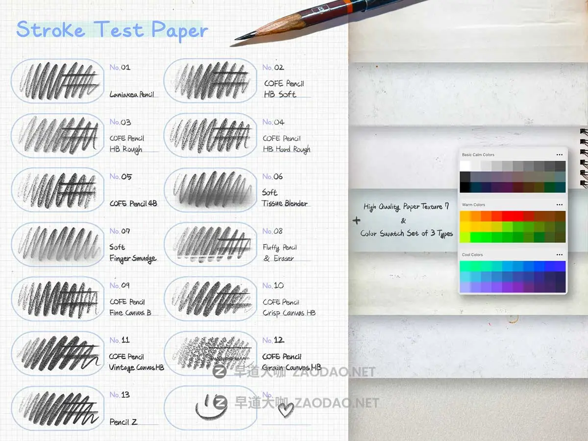 真实铅笔素描木炭笔线条绘画插画procreate笔刷画笔素材 CRISP Pencil Pack for Procreate插图1 真实铅笔素描木炭笔线条绘画插画procreate笔刷画笔素材 CRISP Pencil Pack for Procreate插图1