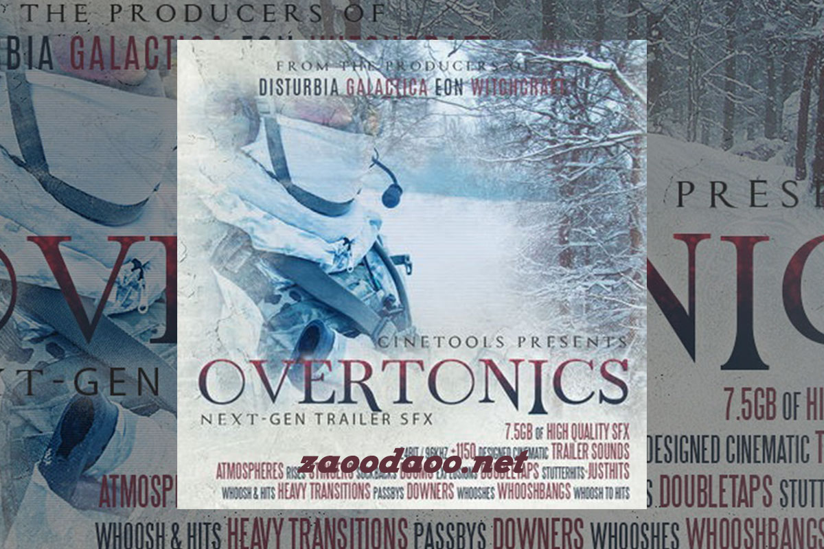 1165组未来科幻电影预告片爆炸冲击轰隆紧张氛围史诗大片转场音效素材 Cinetools – Overtonics插图