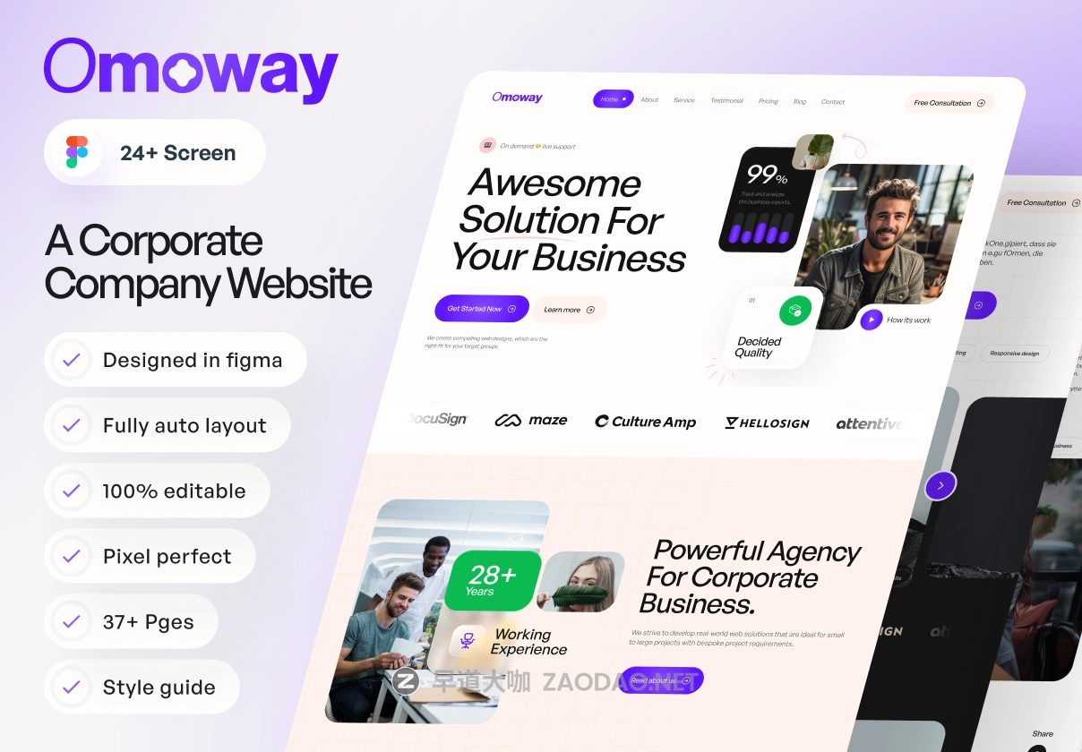 37+屏现代响应式公司企业网站用户登录页面WEB UI设计Figma模板套件 Corporate Agency Website UI Kit插图 37+屏现代响应式公司企业网站用户登录页面WEB UI设计Figma模板套件 Corporate Agency Website UI Kit插图
