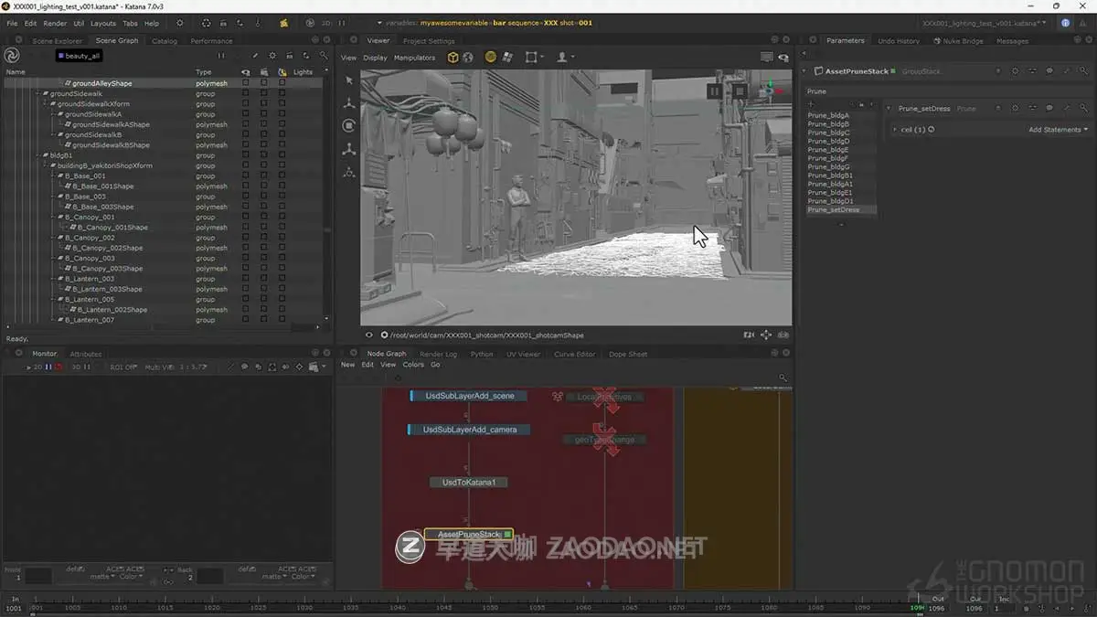 Nuke/Maya电影镜头照明灯光雾气氛围动画渲染全流程视频教程 中英文字幕 Cinematic Lighting Shot Production插图4 Nuke/Maya电影镜头照明灯光雾气氛围动画渲染全流程视频教程 中英文字幕 Cinematic Lighting Shot Production插图4