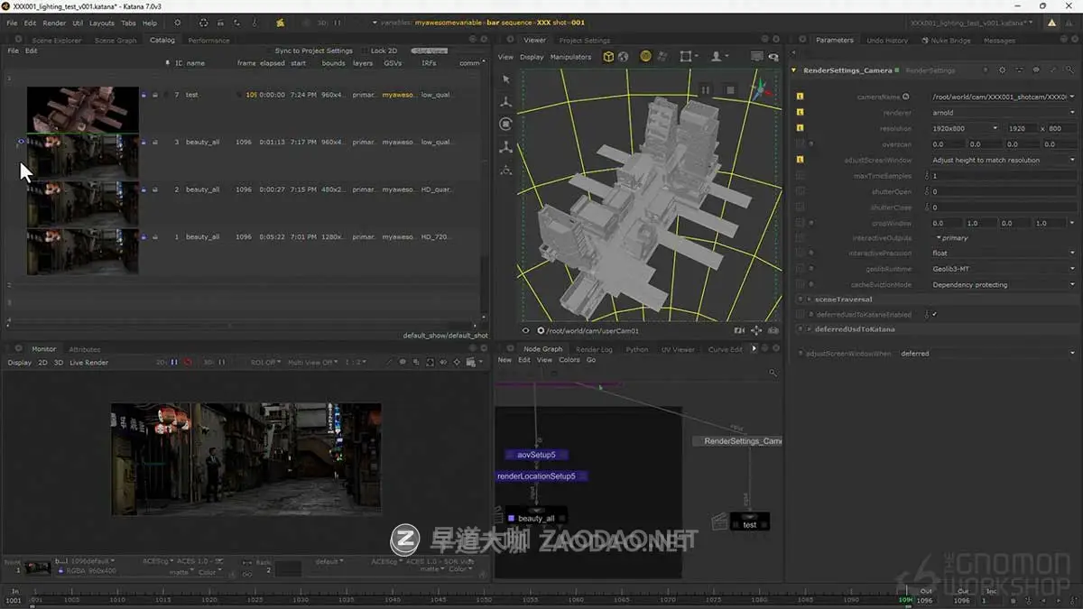 Nuke/Maya电影镜头照明灯光雾气氛围动画渲染全流程视频教程 中英文字幕 Cinematic Lighting Shot Production插图1 Nuke/Maya电影镜头照明灯光雾气氛围动画渲染全流程视频教程 中英文字幕 Cinematic Lighting Shot Production插图1