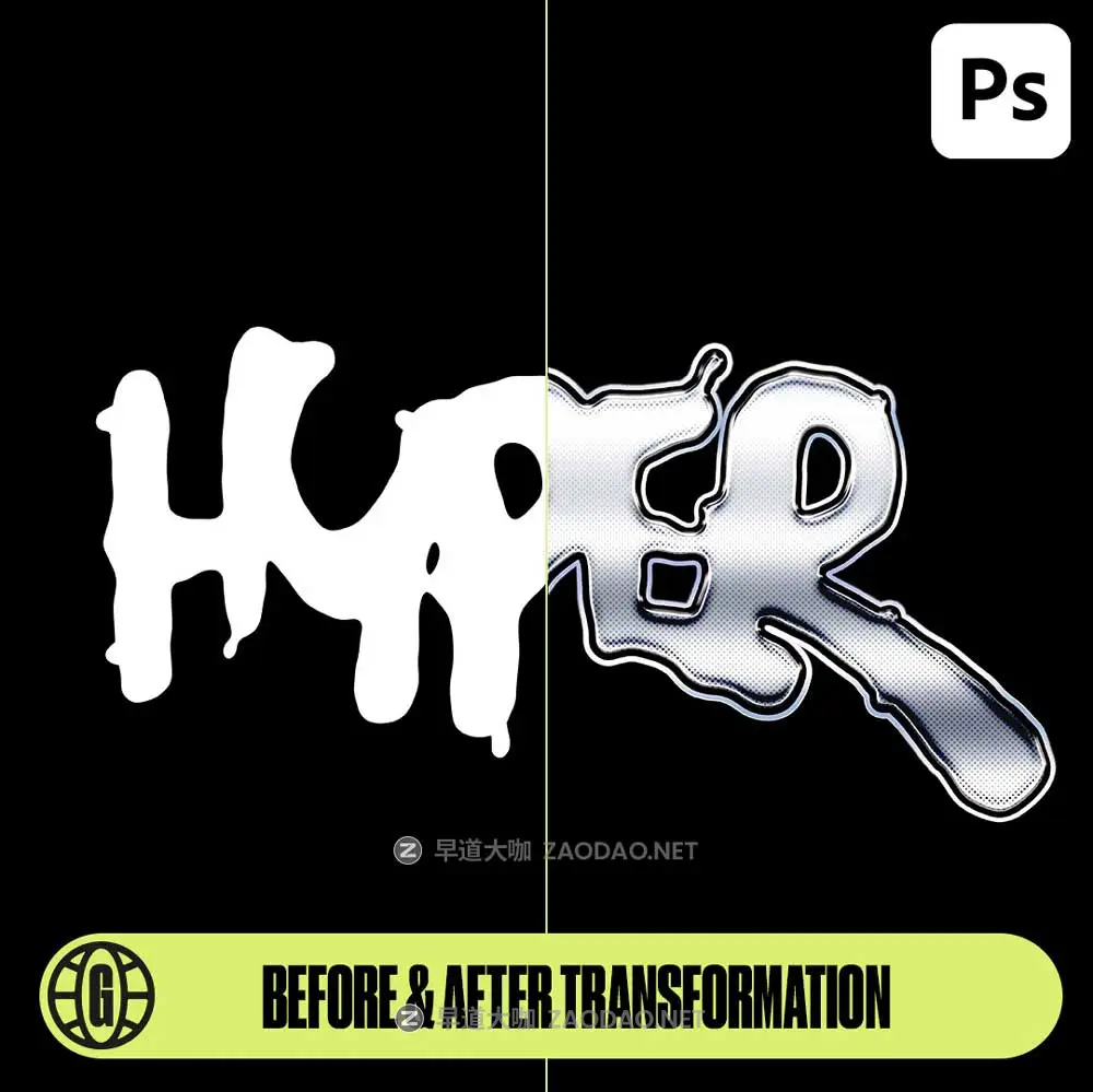 18款未来科幻赛博朋克霓虹金属镀铬3D标题LOGO设计ASL样式PS设计素材 GFXWORLD – Hyper Chrome Text Styles Pack (Vol. 1)插图2 18款未来科幻赛博朋克霓虹金属镀铬3D标题LOGO设计ASL样式PS设计素材 GFXWORLD – Hyper Chrome Text Styles Pack (Vol. 1)插图2