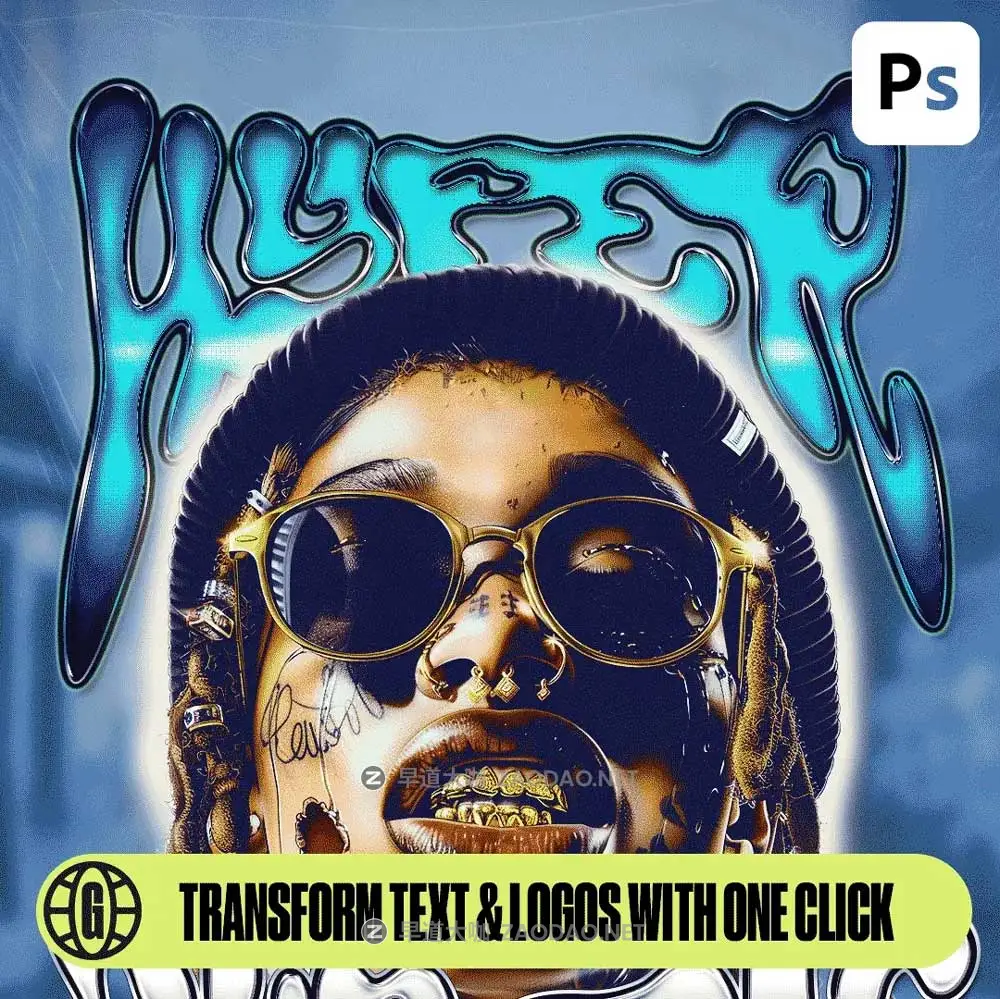 18款未来科幻赛博朋克霓虹金属镀铬3D标题LOGO设计ASL样式PS设计素材 GFXWORLD – Hyper Chrome Text Styles Pack (Vol. 1)插图1 18款未来科幻赛博朋克霓虹金属镀铬3D标题LOGO设计ASL样式PS设计素材 GFXWORLD – Hyper Chrome Text Styles Pack (Vol. 1)插图1